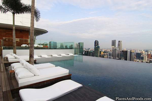 marina bay sand piscina