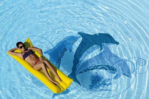 decoracion vinil piscina